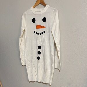 Tipsy Elves Ugly Sweater Snowman Dress